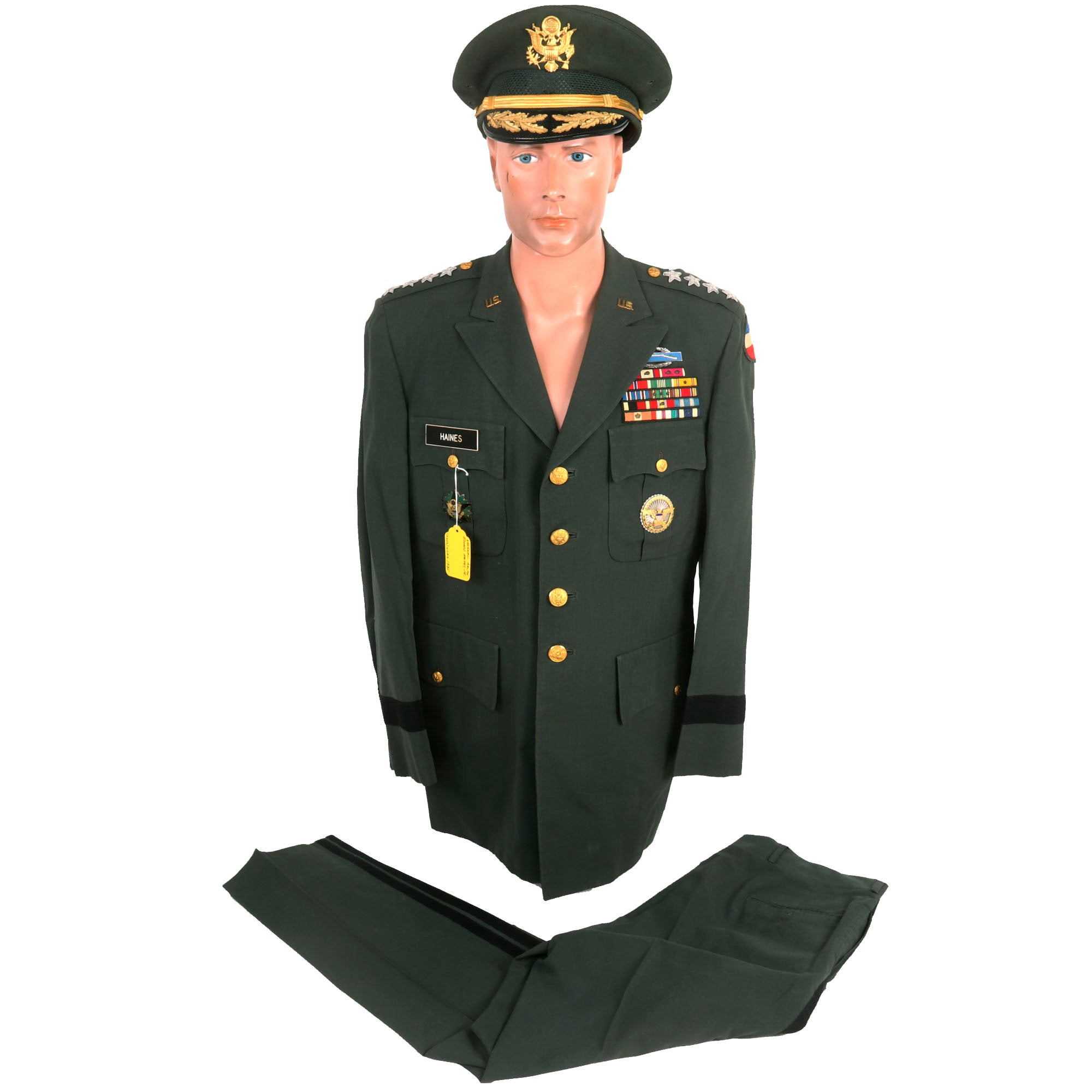 Original U.S. Vietnam War Army General Ralph E. Haines Jr. Class A Gre International Military Antiques Original U.S. Vietnam War Army General Ralph E. Haines Jr. Class A Gre International Military Antiques
