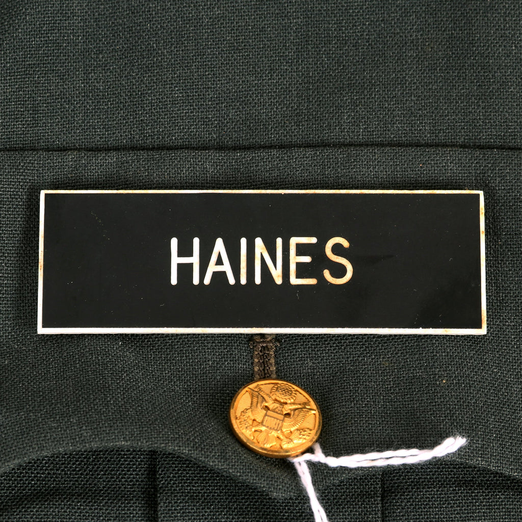 Original U.S. Vietnam War Army General Ralph E. Haines Jr. Class A Gre ...