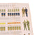 Original U.S. WWII 1943 War Department Newsmap Vol. I No. 48 - Allied Officer Uniforms & Rank Insignia "Military Courtesy" Poster