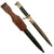 Original German WWII Long 98k Dress Bayonet by Fahnen Reuter with Early Luftwaffe Preßstoff & Leather Frog and Scabbard Original Items