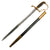 Original Imperial German WWI Brass Fit Era Hanger or Short Hunting Sword by Hast & Uhthoff with Scabbard Original Items