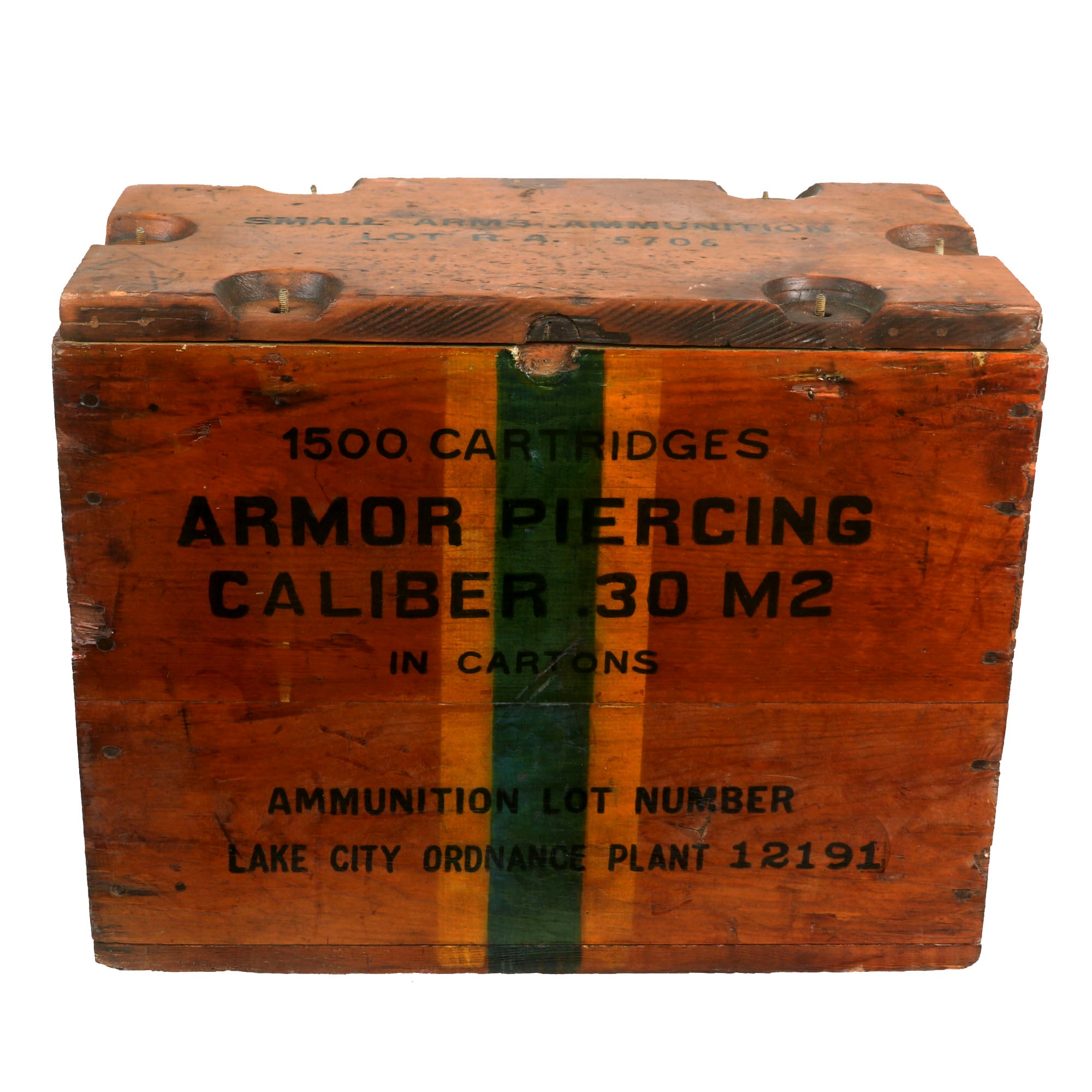 Original U.S. WWII Armor Piercing .30cal Ball M2 1500 Cartridge