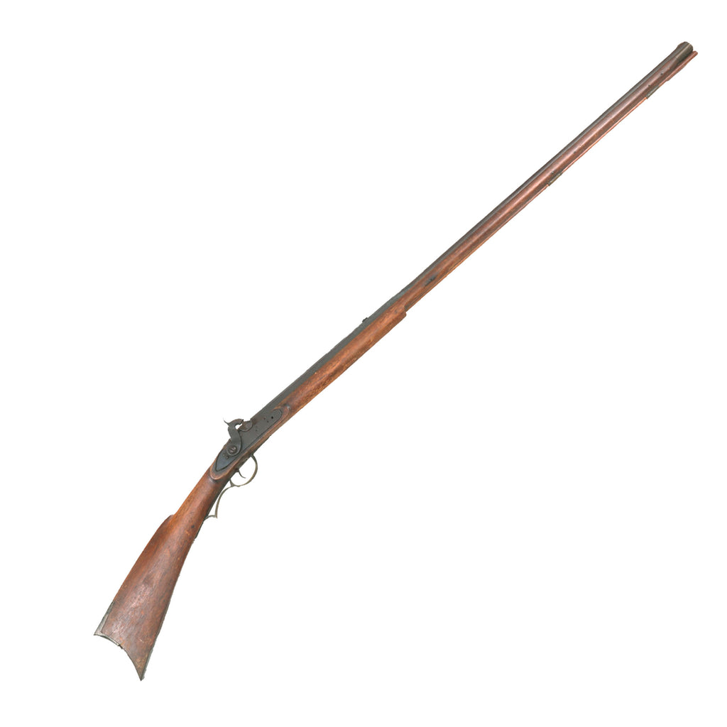 Original U.S. Lehigh Valley Style Pennsylvania Percussion 20 Bore Fowling Piece with Full Length Stock - Circa 1850 Original Items