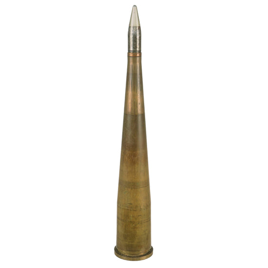 Original U.S. 1960s Extreme Velocity 20mm Fuze Military Test Round Made With Modified WWII Casing Original Items