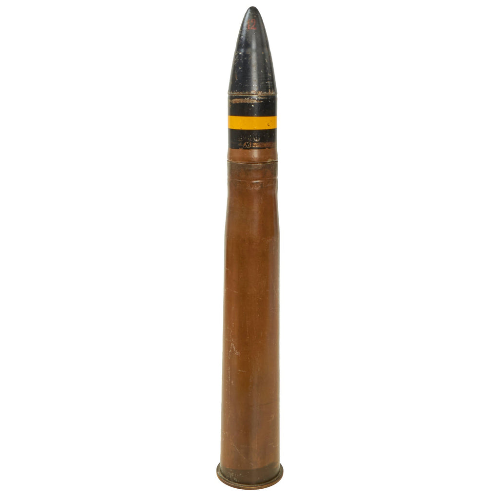 Original Finnish WWII Inert 37mm Armor Piercing Round for the 37 PstK/36 - Swedish Made Original Items