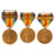 Original U.S. WWI Navy Victory Medal Lot of 3 - Asiatic, Mine Sweeping, & Patrol Original Items