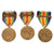 Original U.S. WWI Navy Victory Medal Lot of 3 - Armed Guard, Grand Fleet, and Atlantic Fleet