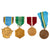 Original U.S. WWI - Present Medal Lot with 5 Medals in Boxes & Multiple Ribbons - 22 Medals Total Original Items