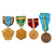 Original U.S. WWI - Present Medal Lot with 5 Medals in Boxes & Multiple Ribbons - 22 Medals Total Original Items