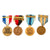 Original U.S. WWI - Present Medal Lot with 5 Medals in Boxes & Multiple Ribbons - 22 Medals Total Original Items