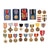 Original U.S. WWI - Present Medal Lot with Four in Boxes - 21 Medals Total