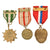 Original U.S. WWI - Present Medal Lot with Four in Boxes - 21 Medals Total