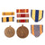 Original U.S. WWI - Present Medal Lot with Four in Boxes - 21 Medals Total