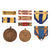 Original U.S. WWI - Present Medal Lot with Four in Boxes - 21 Medals Total