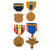 Original U.S. WWI WWII To Global War on Terror Era Military Medal Lot - 29 Pieces Total Original Items