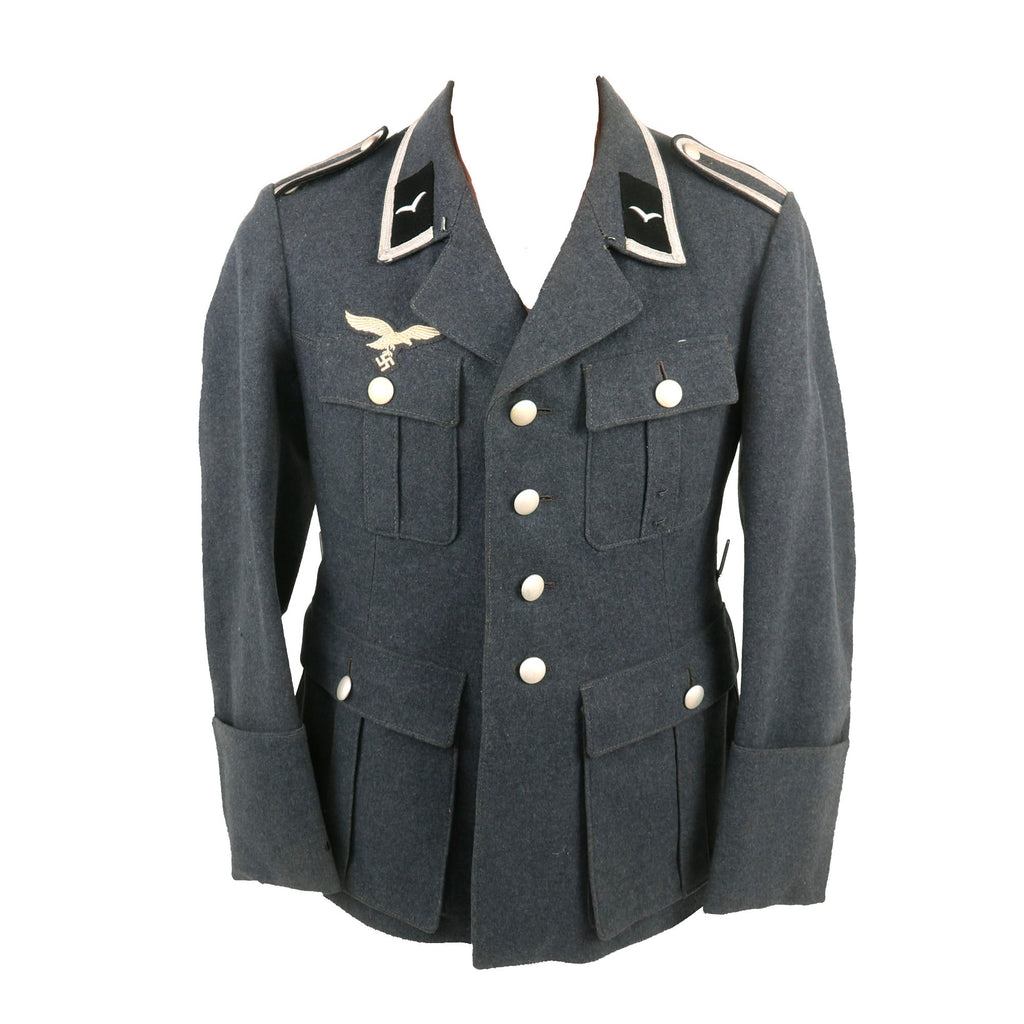 Original German WWII Luftwaffe Engineer Corps Unteroffizier NCO Fliegerbluse Uniform Tunic - dated 1939 Original Items
