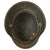 Original German WWII Battle Damaged M42 Single Decal Army Heer Helmet Shell with Period Camouflage - stamped ckl64 Original Items