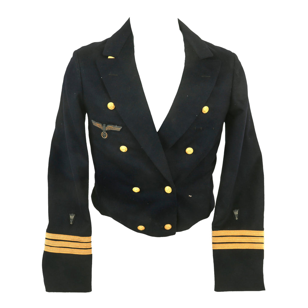 Original German WWII Named Kriegsmarine Defensive Ordnance Mine Warfare Korvettenkapitän Officer's Dress Jacket - dated 1935 Original Items
