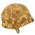 Original U.S. WWII USMC M1 Helmet Complete with Westinghouse Liner and 2nd Pattern USMC Camouflage “Frogskin” Cover - Untouched Original Items