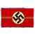 Original German WWII NSDAP Local Group Cell Leader Armband with RZM Tag - Ortsgruppen Zellenleiter Original Items