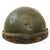 Original French WWII Model 1935 Tanker Armored Vehicle Helmet with R.F. Badge Original Items
