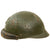 Original French WWII Model 1935 Tanker Armored Vehicle Helmet with R.F. Badge Original Items