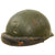 Original French WWII Model 1935 Tanker Armored Vehicle Helmet with R.F. Badge Original Items