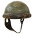 Original French WWII Model 1935 Tanker Armored Vehicle Helmet with R.F. Badge Original Items