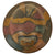 Original U.S. WWI Corps of Engineers Camouflage Painted British-Made Mk. I Camouflage Doughboy Helmet with Liner & Chinstrap Original Items
