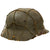 Original German WWII Complete M40 Army Heer Helmet with Period Applied Foliage Net - Stamped EF62 Original Items