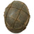 Original German WWII Complete M40 Army Heer Helmet with Period Applied Foliage Net - Stamped EF62 Original Items
