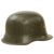 Original German WWII Early M34 Civic Square Dip RLB Air Defense Steel Helmet with Liner and Broken Chinstrap Original Items