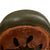 Original German WWII Early M34 Civic Square Dip RLB Air Defense Steel Helmet with Liner and Broken Chinstrap Original Items