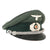 Original German WWII 1937 Dated Army Heer Pioneer Officer Schirmmütze Visor Crush Cap - Size 57 Original Items