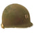 Original U.S. WWII M1 Captain’s Fixed Bale Front Seam Helmet Recovered at 28th Infantry Division Position in Luxembourg Original Items