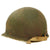 Original U.S. WWII M1 Captain’s Fixed Bale Front Seam Helmet Recovered at 28th Infantry Division Position in Luxembourg Original Items