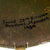 Original U.S. WWII M1 Captain’s Fixed Bale Front Seam Helmet Recovered at 28th Infantry Division Position in Luxembourg Original Items