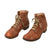 Original U.S. WWI Amazing Pair of M1912 Russet Marching Shoes - 1919 Dated - Size 7 - St. Louis Depot Marked Original Items