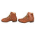 Original U.S. WWI Amazing Pair of M1912 Russet Marching Shoes - 1919 Dated - Size 7 - St. Louis Depot Marked Original Items