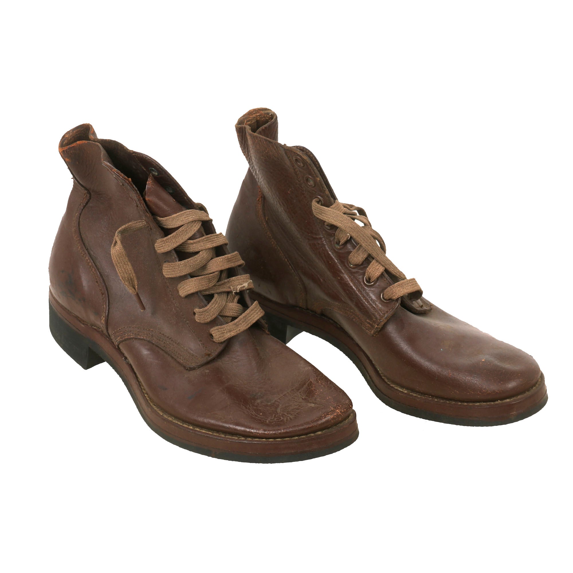 Original WWII Model 1939 American Service Shoe Low Boot Size 8½C