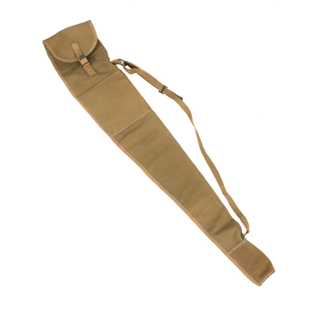 Original U.S. WWI M1903 Springfield & M1917 Enfield Rifle Canvas Carry Case by R.H. Long - Dated 1918 Original Items
