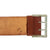 Original German Pre-WWII Army Heer Officers 58mm Tan Leather Open Claw Buckle Belt with Cross Strap Original Items