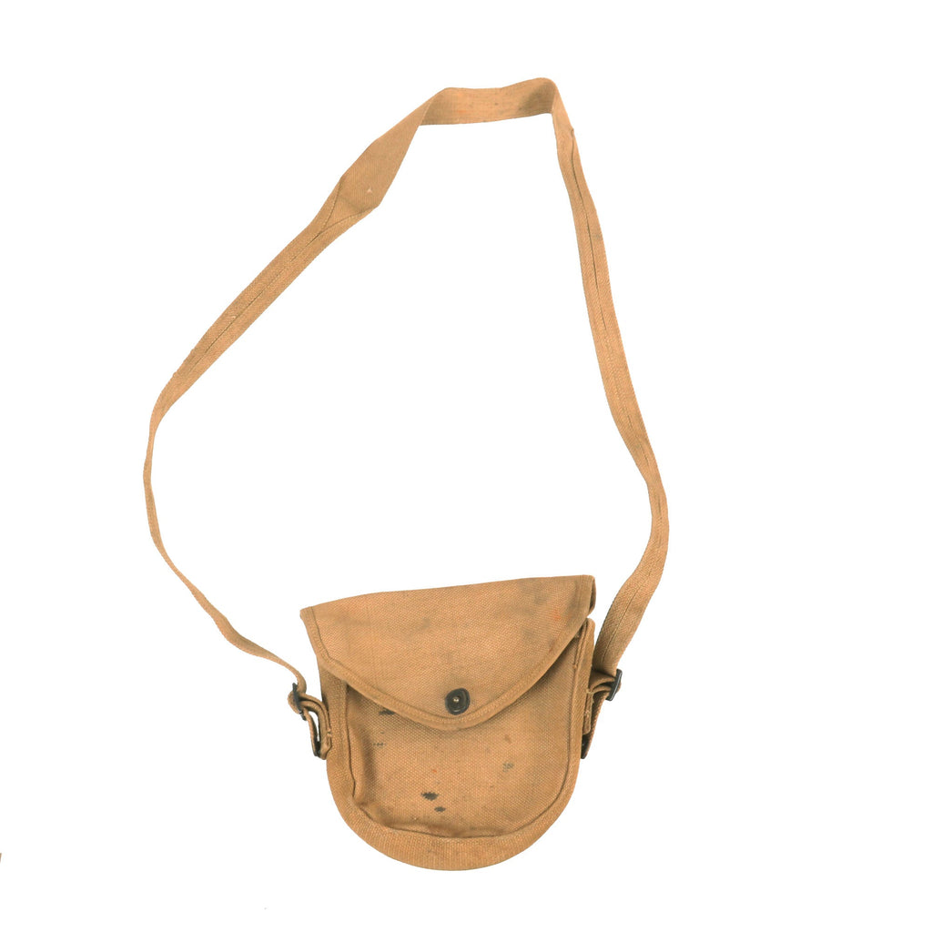 Original U.S. WWII US 50 Round Drum Magazine Pouch For The M1921A Thompson Submachine Gun by RUSCO Original Items