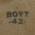 Original U.S. WWII M1938 Canvas Map Case Dated 1942 by BOYT Original Items