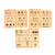 Original French WWI Button Collection with 12 Boards with Identification - 242 Buttons Total Original Items