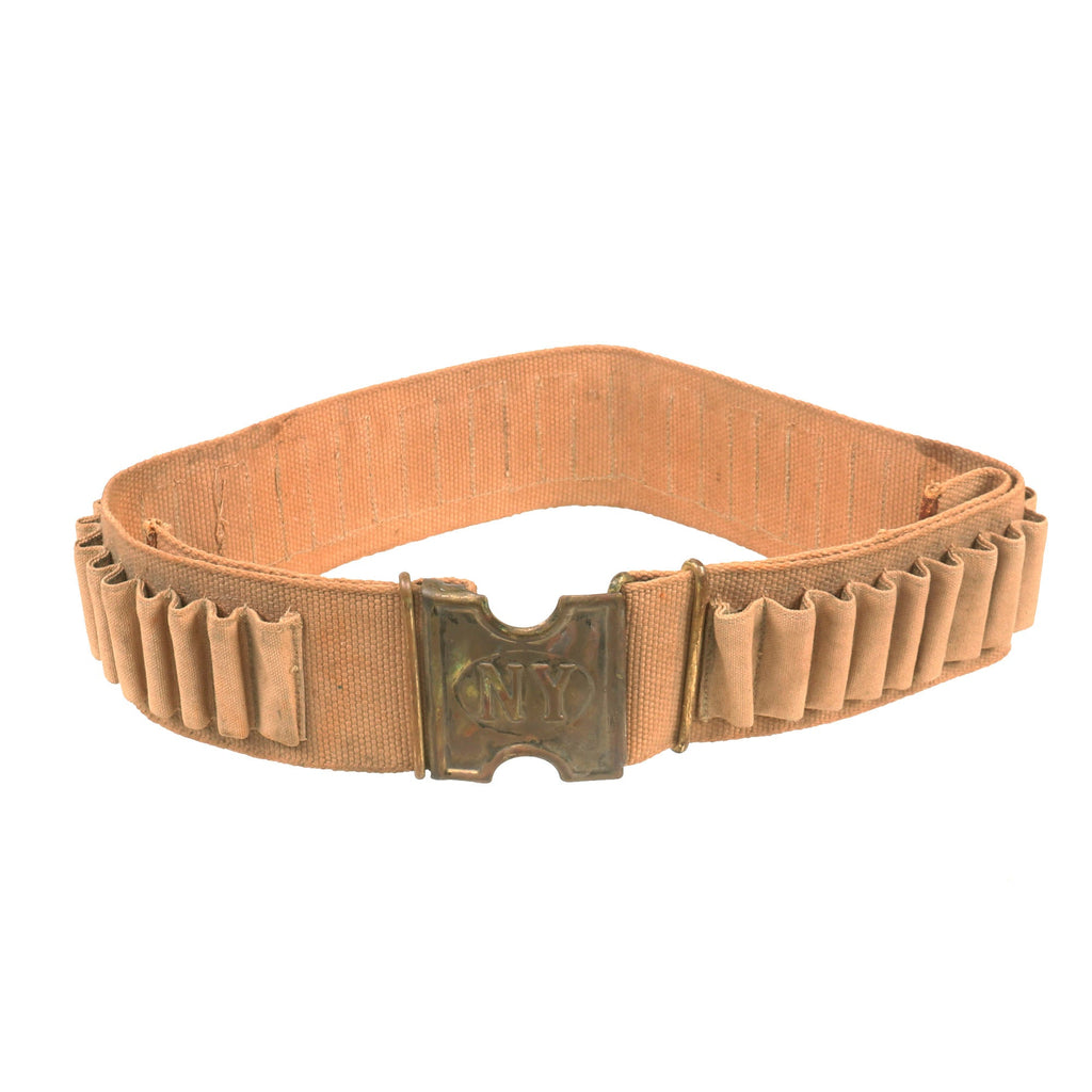 Original U.S. Spanish American War New York Model 1894 Krag Ammunition Belt Original Items