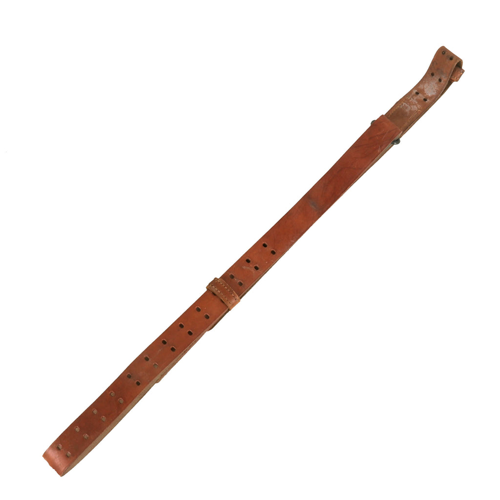 Original U.S. WWI M1907 Pattern 1903 Springfield Rifle Leather Sling by Graton & Knight - Dated 1918 Original Items