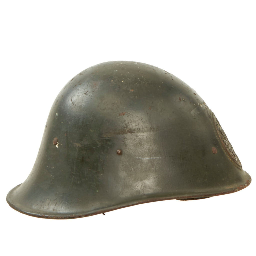 Original Netherlands WWII Dutch M34 Steel Helmet With Badge and Origin ...