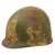 Original U.S. WWII M1 Paratrooper Liner by INLAND with Period Applied Camouflage Scheme Original Items