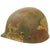 Original U.S. WWII M1 Paratrooper Liner by INLAND with Period Applied Camouflage Scheme Original Items